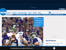 Tablet Screenshot of ncaa.com